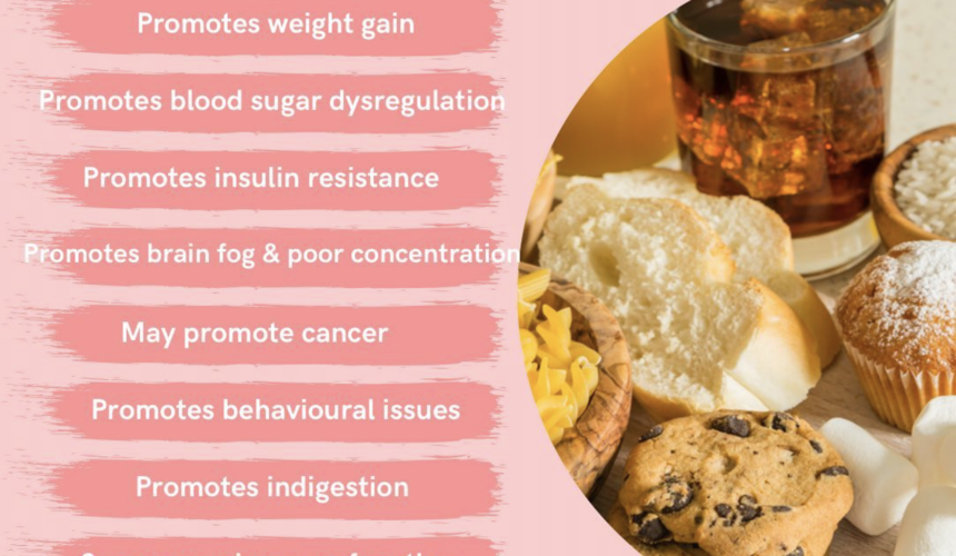10 negative effects processed sugar has on children